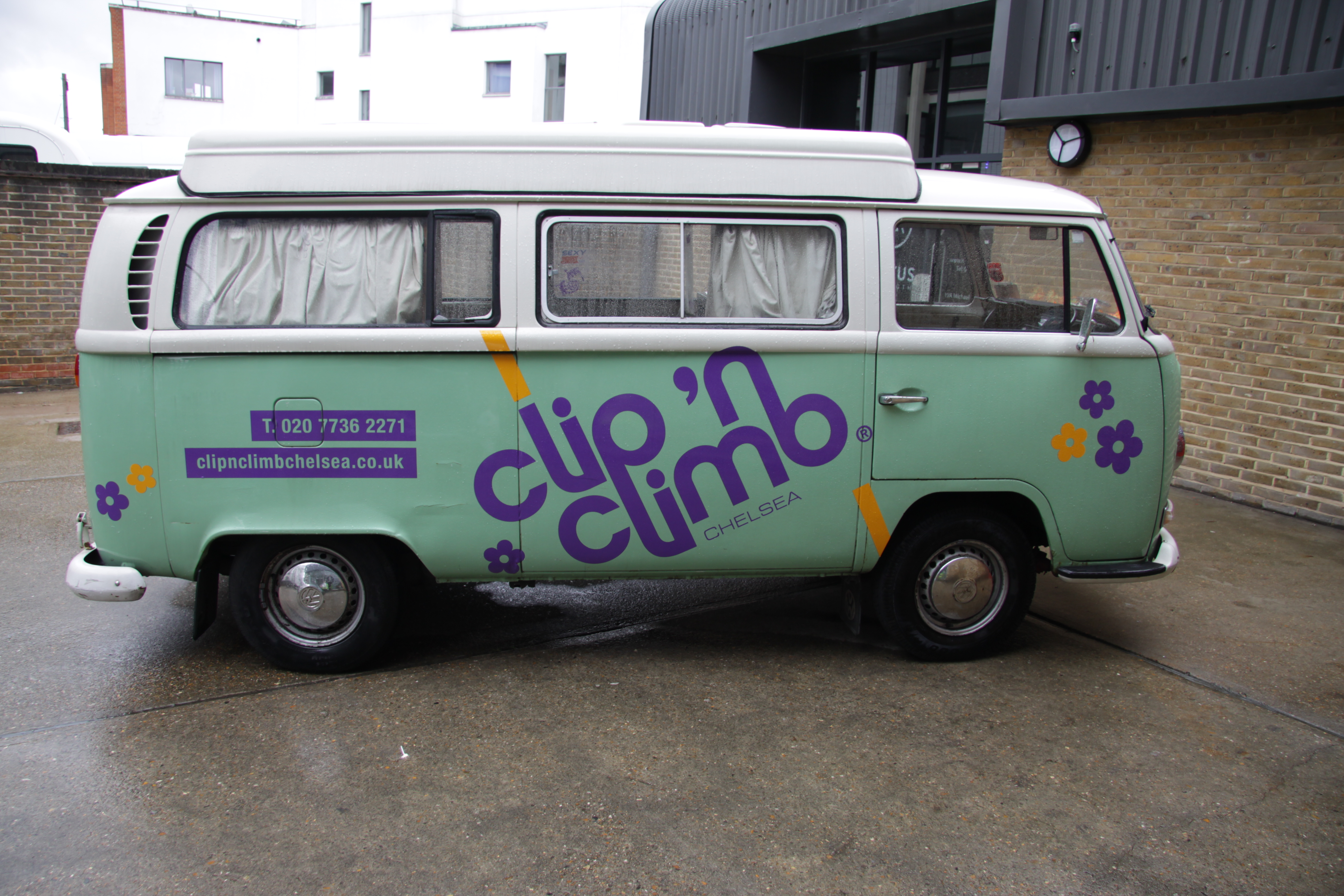 Campervan with graphics